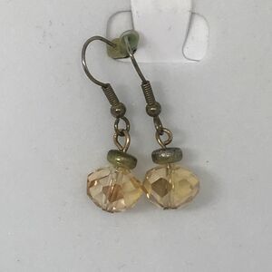 CREAM Colored Bead Earrings